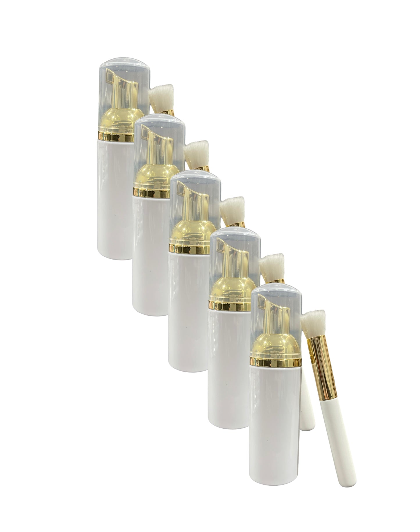 LASH BATH CLEANSER x5 NO LABEL WITH BRUSH