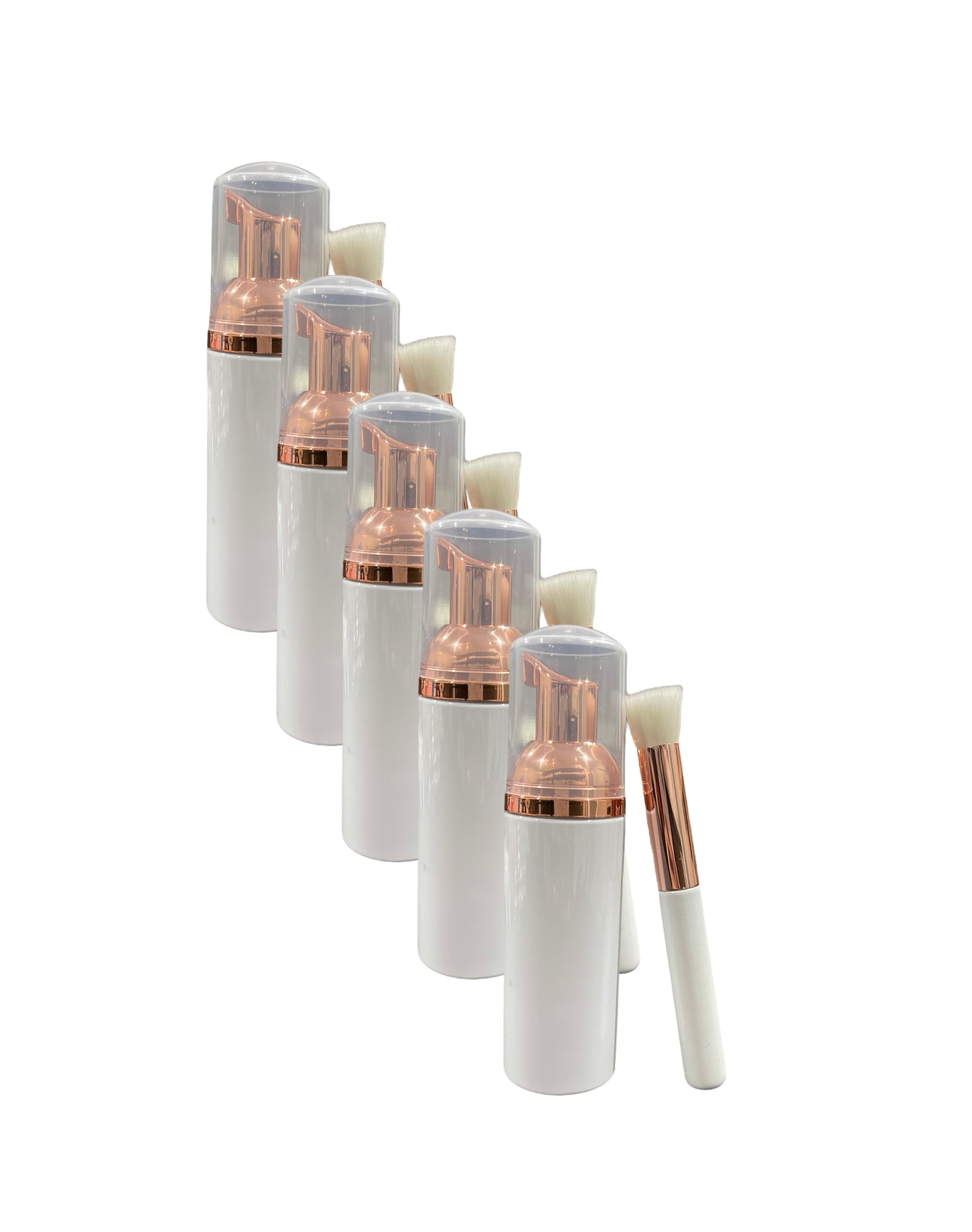 LASH BATH CLEANSER x5 NO LABEL WITH BRUSH