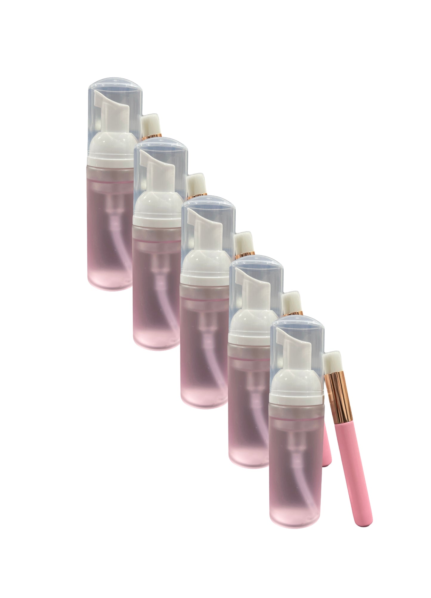 LASH BATH CLEANSER x5 NO LABEL WITH BRUSH